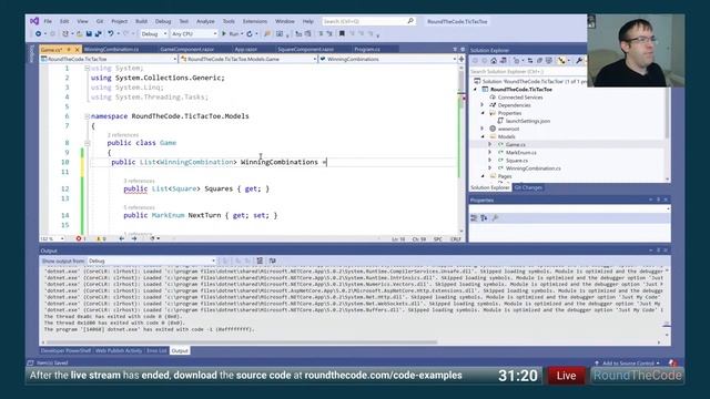 Tic-Tac-Toe in Blazor: C# tutorial for game programming in .NET (no JavaScript) смотреть онлайн