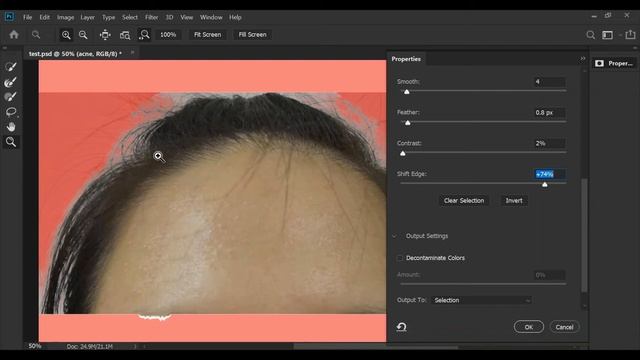 Photoshop CC 2019 ไดคัทพื้นหลังระดับเส้นผม+ไม้บรรทัด+ลิ้งค์เลเยอร์ EP4 смотреть онлайн