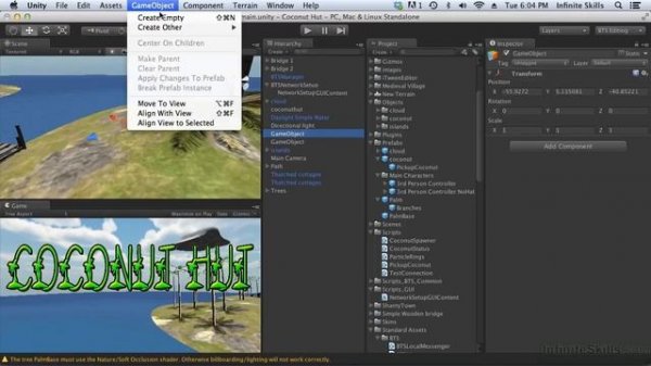 Advanced Unity 3D Game Development Tutorial | Network Instantiation - Part 1