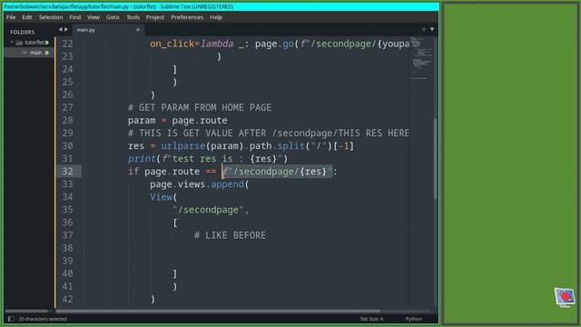 Flet Tutorial - Navigation Between Pages смотреть онлайн