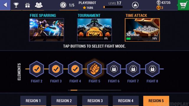 Real Steel Robot Boxing Champions - Gameplay Walkthrough Part 9 - Region 5 (iOS, Android) смотреть онлайн