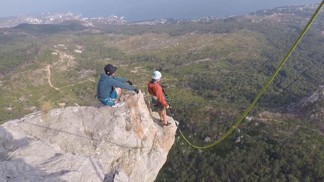 Прыжки с Шаан-Каи (235 метров) с командой RAPT - Никита смотреть онлайн