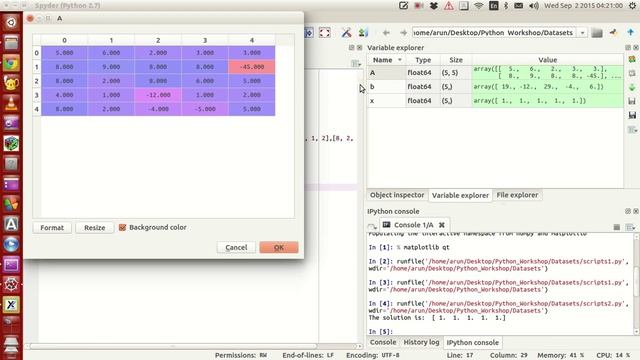 Scientific Programming Using Python : 027 : Array/Matrix Operations Part-1 смотреть онлайн