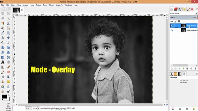 How to Get STRONG BLACK and WHITE Image in GIMP | #12 смотреть онлайн