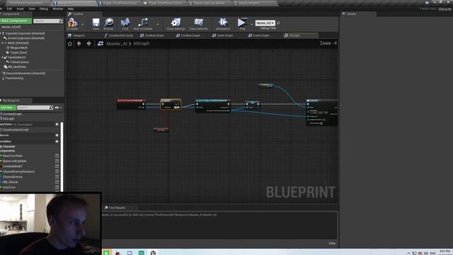 Unreal For Honor Combat Tutorial #8 - AI Enemy follows and attacks player смотреть онлайн