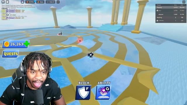 Logging On To SUBSCRIBERS Blade Ball Accounts.. HE HAD INIFINITY.. (Roblox Blade Ball) смотреть онлайн