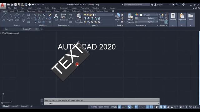 Lect 8-1 Working with Text and Table | Single Line Text (TEXT) смотреть онлайн