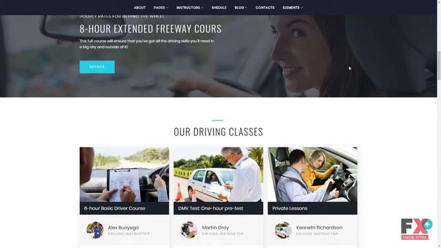RoadLaw - Driving School Responsive WordPress Theme WordPress Theme T смотреть онлайн