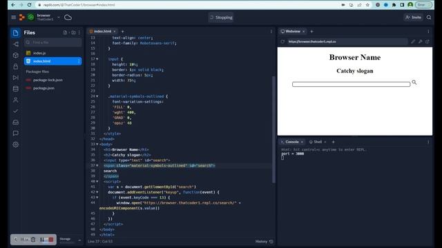 I made a BROWSER in Node.JS | Better than GOOGLE?!?! смотреть онлайн