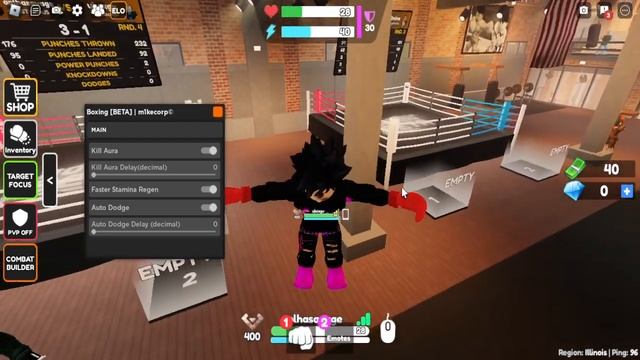ROBLOX BOXING BETA! SCRIPT! | INF STAMINA, AUTO DODGE, HITBOX EXTENDER & MORE Pastebin смотреть онлайн