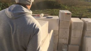Как делать из газобетона U или П блок.