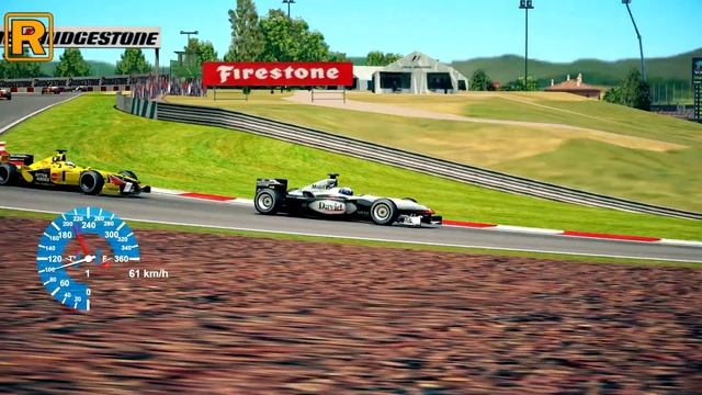 Grand Prix 4: Тестовая гонка на клавиатуре. Replay. Паровозик Култхарда.) смотреть онлайн