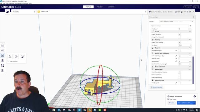 Print in Place Filament guide Anet ET4 series free on Thingiverse смотреть онлайн