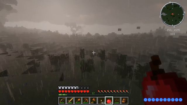 Minecraft. Выживание с хард модами # 11 Неудачная ночи или Кровавая луна смотреть онлайн