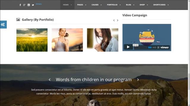 Charity Responsive WordPress Theme download смотреть онлайн