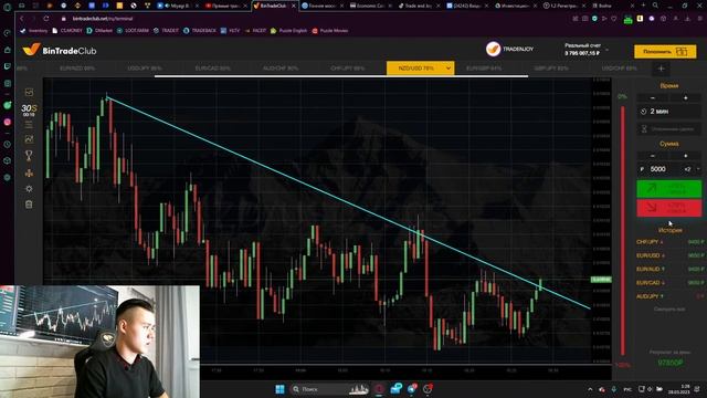 Трейдинг в эфире! Ссылка на обучение в описании смотреть онлайн