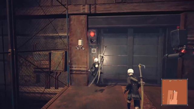 NieR: Automata Walkthrough PART 6 - The beginning of the bad boys смотреть онлайн