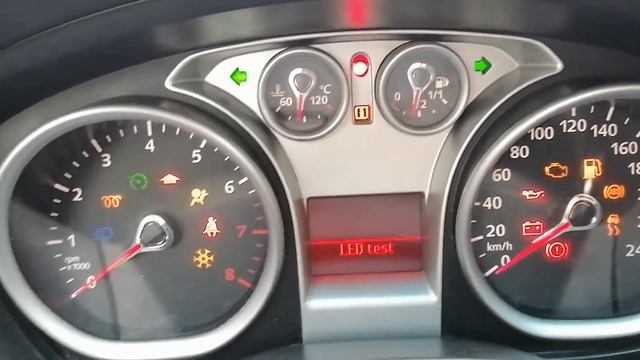 Тест приборной панели Ford focus 2 после пропайки. Ремонт форд фокус 2 своими руками. смотреть онлайн