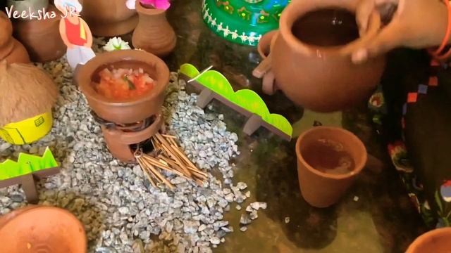 cooking in clay pot|clay kitchen set|Miniature kitchen|Maggi in 2mins|mud pot cooking for tasty foo смотреть онлайн