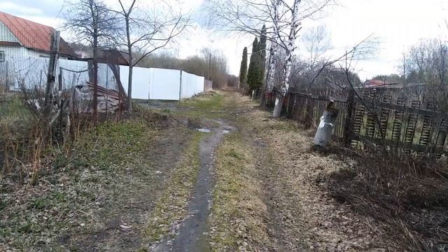 поездка на дачу ранней весной / проверка дачного участка смотреть онлайн