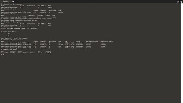 1.6 - Kubernetes Basics: Scaling an Application смотреть онлайн