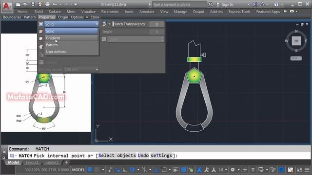 AutoCAD 2D Practice Drawing | Exercise 7 | Basic Tutorial смотреть онлайн