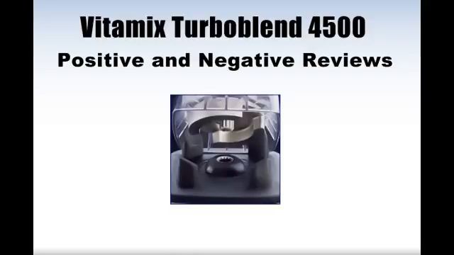 Vitamix Turboblend 4500 Blender Review смотреть онлайн