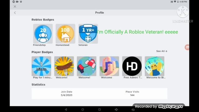 I'm Officially A Roblox Veteran! смотреть онлайн