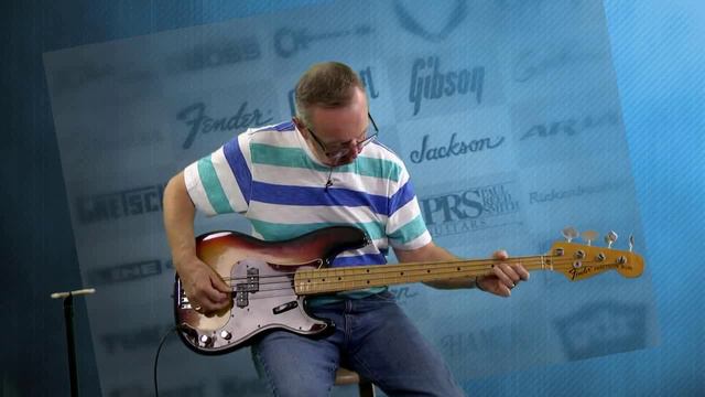 The Bass Guitar - 1969 Fender Precision Bass A Profile Neck Original Hard Case - 515-864-6136 смотреть онлайн