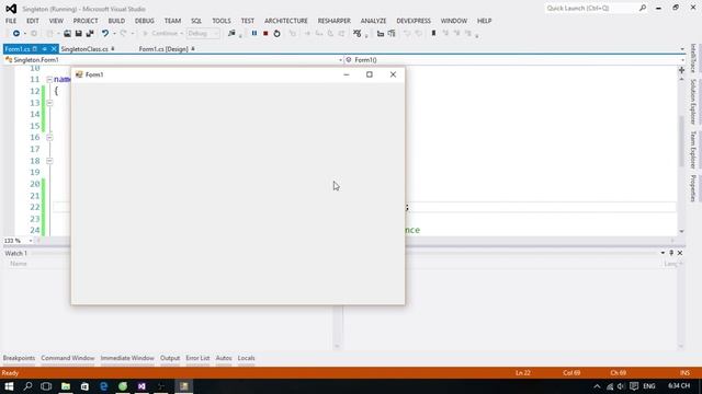 Lập trình C# - Winform - Kỹ thuật design pattern: Singleton смотреть онлайн