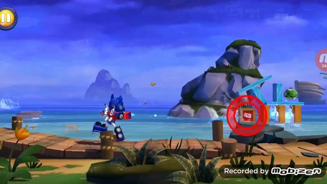 Играю в игру angry birds transformers #1 смотреть онлайн