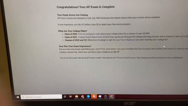 4 SECONDS LEFT TO UPLOAD AP EXAM смотреть онлайн