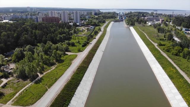 Novosibirsk 4k drone Новосибирск с высоты птичьего полета, Шлюзы смотреть онлайн