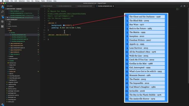 04-How to use ngFor repeater directive and display a List in Angular 5 смотреть онлайн