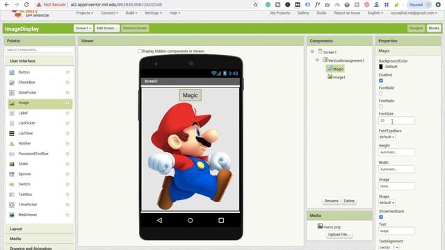 MIT App Inventor Tutorial - Introduction and Create Magic App #1 смотреть онлайн