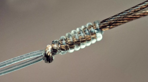 Как связать две лески между собой быстро и просто.