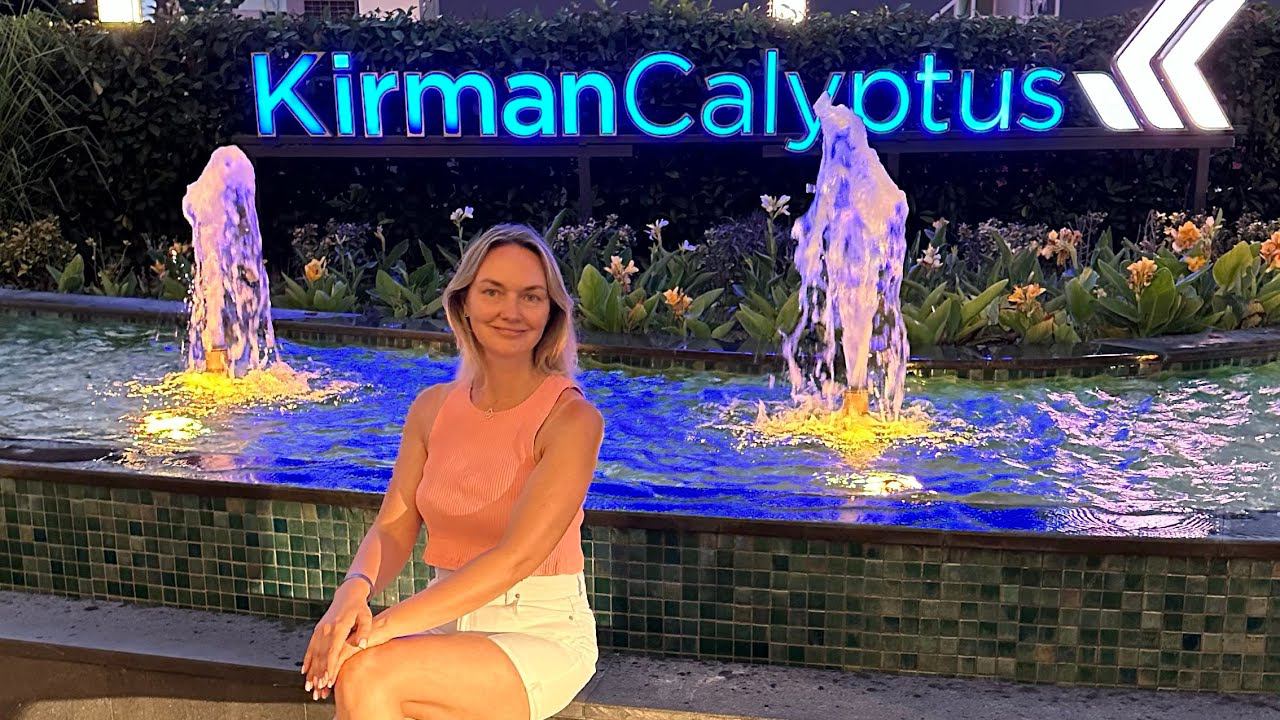 Отель Kirman Calyptus Сиде Турция июль 2024. Обзор отеля в 6 утра  | Номер Superior с видом на море