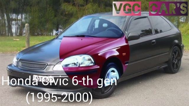 Эволюция Honda Civic