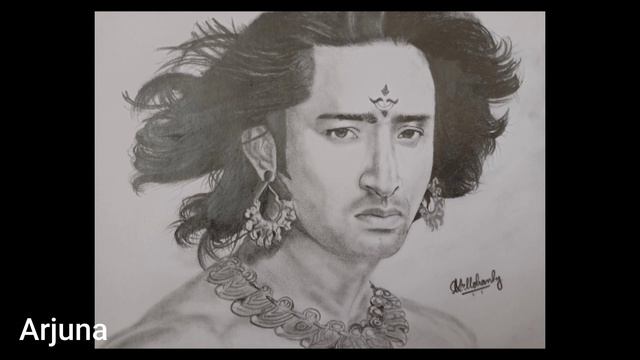 sketch and image comparison of star plus Mahabharat actors.#mahabharat #starplus смотреть онлайн