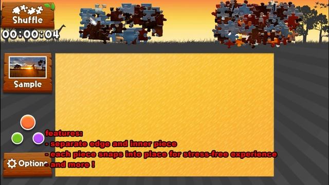 Wild Animals - Animated Jigsaws / 野生動物の動画で遊ぶジグソーパズル смотреть онлайн