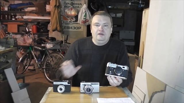 Фотоаппараты времен СССР : Смена 8М, ФЭД 2, Зоркий 10 смотреть онлайн