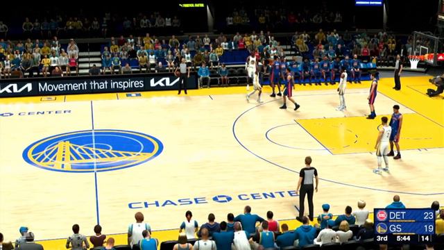 NBA 2K24 PISTONS VS WARRIORS | JAN 6, 2024 | NBA 2K24 NINTENDO SWITCH смотреть онлайн