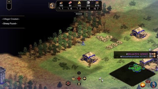 Azu playing Age of Empires 2 on XBOX first time! смотреть онлайн