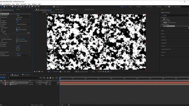 3D текст. Эффект потрескавшейся краски. After Effects TUTORIAL.