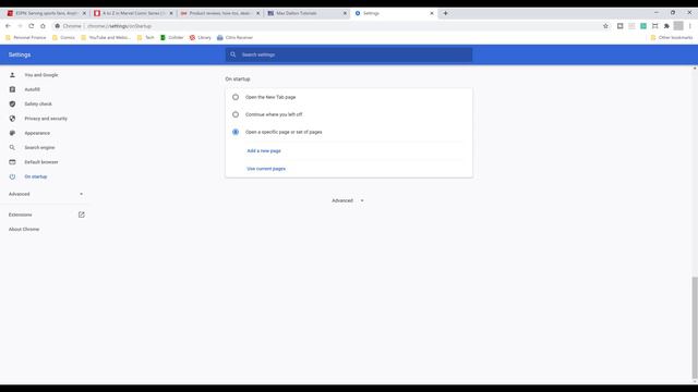 How to Set Multiple Custom Startup Pages in Google Chrome смотреть онлайн