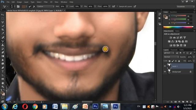 Advance Photo Editing Skin Retouching in Background Change on Photoshop CS6