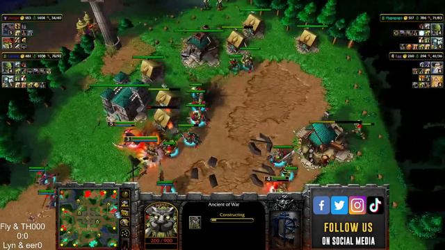 WC3 - Zimu Team Cup #1 - 2v2 Showmatch: TH000 & Fly100% vs Lyn & Eer0 смотреть онлайн
