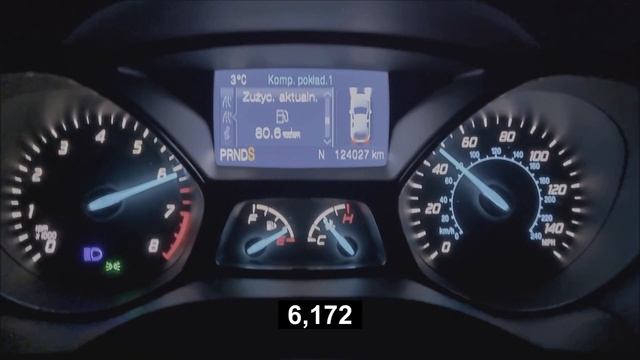 Ford Escape Kuga II 1.6 (180HP) - Acceleration 0 - 60 MPH | 0 - 100 km/h смотреть онлайн