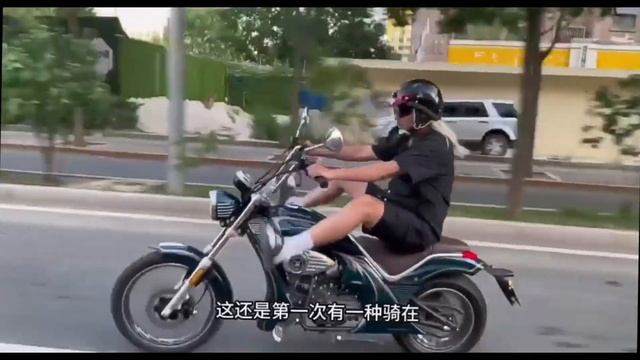 Мопед в стиле чоппер, на вариаторе. ZONGSHEN YOMI. Промо-ролик. смотреть онлайн