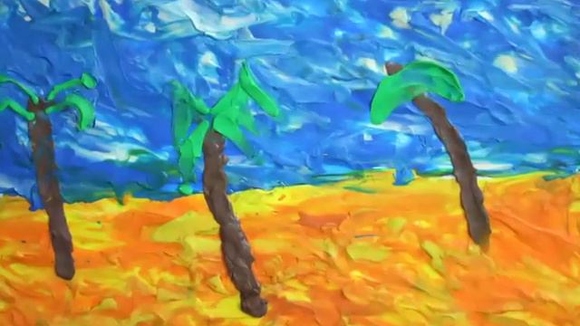 Новый год и пальмы... Даже пластилин плавился ) смотреть онлайн